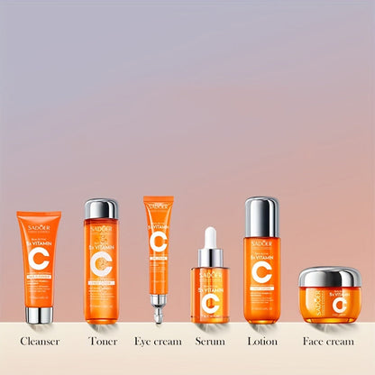 Vitamin C Hydrating Facial Skincare Set (5-in-1)-2